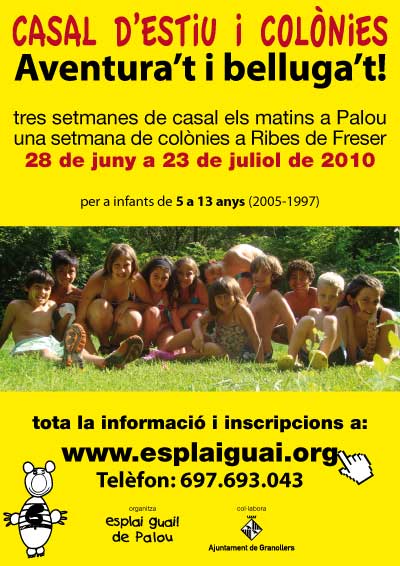 Cartell del casal d'estiu